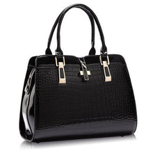 Europe women leather handbags PU handbag leather women bag patent handbag