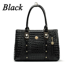 Women Bag 2016 Bag Handbags Women Famous Brands Luxury Designer Handbag High Quality Crocodile Leather Tote Hand Bag Ladies B051