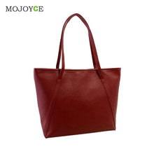 Simple Fashion Handbags Women Bags Solid Shoulder Tote Bags Big Tote Bolsa Women Leather Handbags Black Bucket bolsa feminina