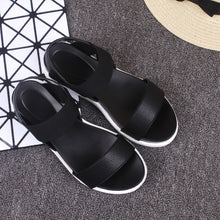 2017 New Hot Sale Sandals Women Summer Slip On Shoes Peep-toe Flat Shoes Roman Sandals Mujer Sandalias Ladies Flip Flops Sandal