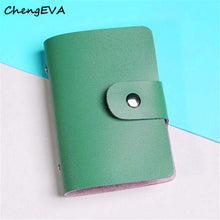 ChengEVA 1PC 100% brand new Women's Fashion Men Women Leather Credit Card Holder Case Card Holder Wallet Business Card Nov 1