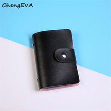 ChengEVA 1PC 100% brand new Women's Fashion Men Women Leather Credit Card Holder Case Card Holder Wallet Business Card Nov 1