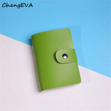 ChengEVA 1PC 100% brand new Women's Fashion Men Women Leather Credit Card Holder Case Card Holder Wallet Business Card Nov 1