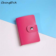 ChengEVA 1PC 100% brand new Women's Fashion Men Women Leather Credit Card Holder Case Card Holder Wallet Business Card Nov 1