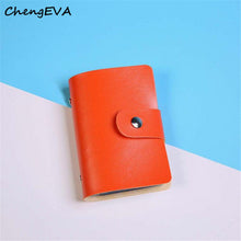 ChengEVA 1PC 100% brand new Women's Fashion Men Women Leather Credit Card Holder Case Card Holder Wallet Business Card Nov 1