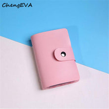 ChengEVA 1PC 100% brand new Women's Fashion Men Women Leather Credit Card Holder Case Card Holder Wallet Business Card Nov 1