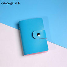 ChengEVA 1PC 100% brand new Women's Fashion Men Women Leather Credit Card Holder Case Card Holder Wallet Business Card Nov 1