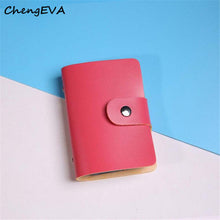 ChengEVA 1PC 100% brand new Women's Fashion Men Women Leather Credit Card Holder Case Card Holder Wallet Business Card Nov 1