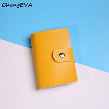 ChengEVA 1PC 100% brand new Women's Fashion Men Women Leather Credit Card Holder Case Card Holder Wallet Business Card Nov 1