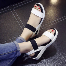 2017 Summer Flat Sandals Women Fashion Comfortable Platform Open Toes Shoes Women Sandals Chaussure Femme 25