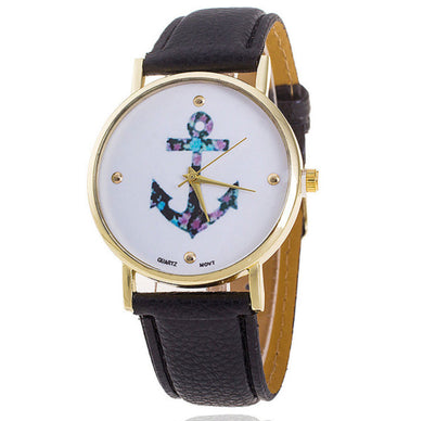 Vintage Flower & Anchor Watch