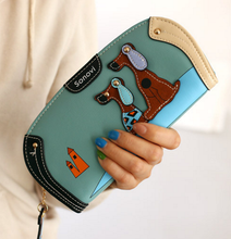 Tinyffa Cartoon dog women purse bag designer wallets famous brand women wallet long money clip dollar price zipper coin pockets