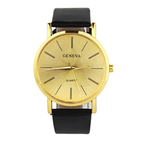 Genvivia 2017 ladies watch Watch Gold Watches Trade Fashion Casual Dignified Table 7 Colors Dress Watch