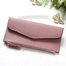 2017 Pu Leather Women Wallet Long Purse Vintage Solid Multiple Cards Holder Clutch Fashion Standard Wallet