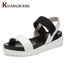 Summer Sandals For Women New Shoes Peep-toe Sandalias Flat Shoes Roman Sandals Shoes Woman Mujer Ladies Flip Flops Footwear