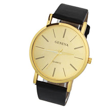 2017 ladies watches Geneva Watch Gold Watches Fashion Casual Simple Quartz-watch Clock Women Relogio Feminino