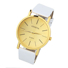 2017 ladies watches Geneva Watch Gold Watches Fashion Casual Simple Quartz-watch Clock Women Relogio Feminino