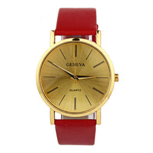 2017 ladies watches Geneva Watch Gold Watches Fashion Casual Simple Quartz-watch Clock Women Relogio Feminino