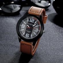 2017 Luxury Brand Watch Men Military Watches Men's Quartz-watch PU Leather Hour Clock Male Wrist Watch Relogio Masculino #53