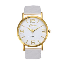 Watches Women Geneva PU Leather Analog Quartz Wrist Watch Women's Watches Casual Watches relogio feminino