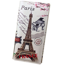 Xiniu wallet women leather Paris Flags Eiffel Tower Lady Long Wallet  Coin Purses Women Wallets carteras mujer dropshiping #WL