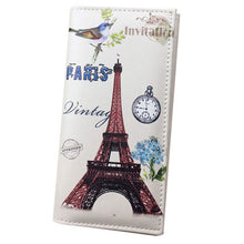 Xiniu wallet women leather Paris Flags Eiffel Tower Lady Long Wallet  Coin Purses Women Wallets carteras mujer dropshiping #WL