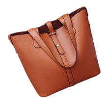 Handbags Casual Tote Shoulder Bags Pu Leather Two Strap Lady Women Bag Solid Hasp Business Famous Brand 2015 Woman Bag