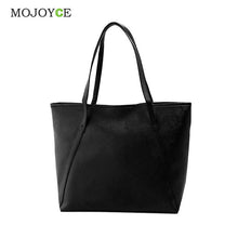 Simple Fashion Handbags Women Bags Solid Shoulder Tote Bags Big Tote Bolsa Women Leather Handbags Black Bucket bolsa feminina